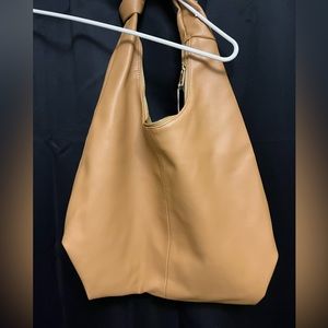 A new day bag zip closure knotted crossbody bag